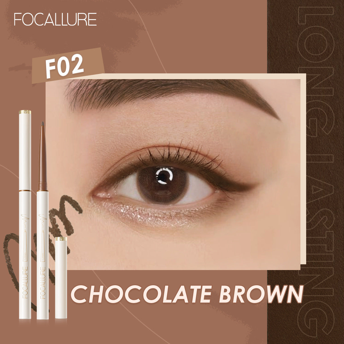 FOCALLURE Waterproof Gel Eyeliner Pencil