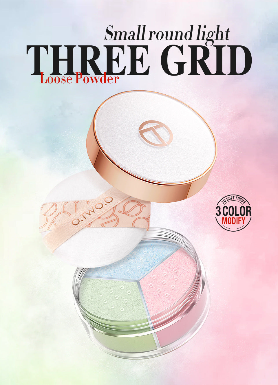 O.TWO.O 3-Color Loose Setting Powder