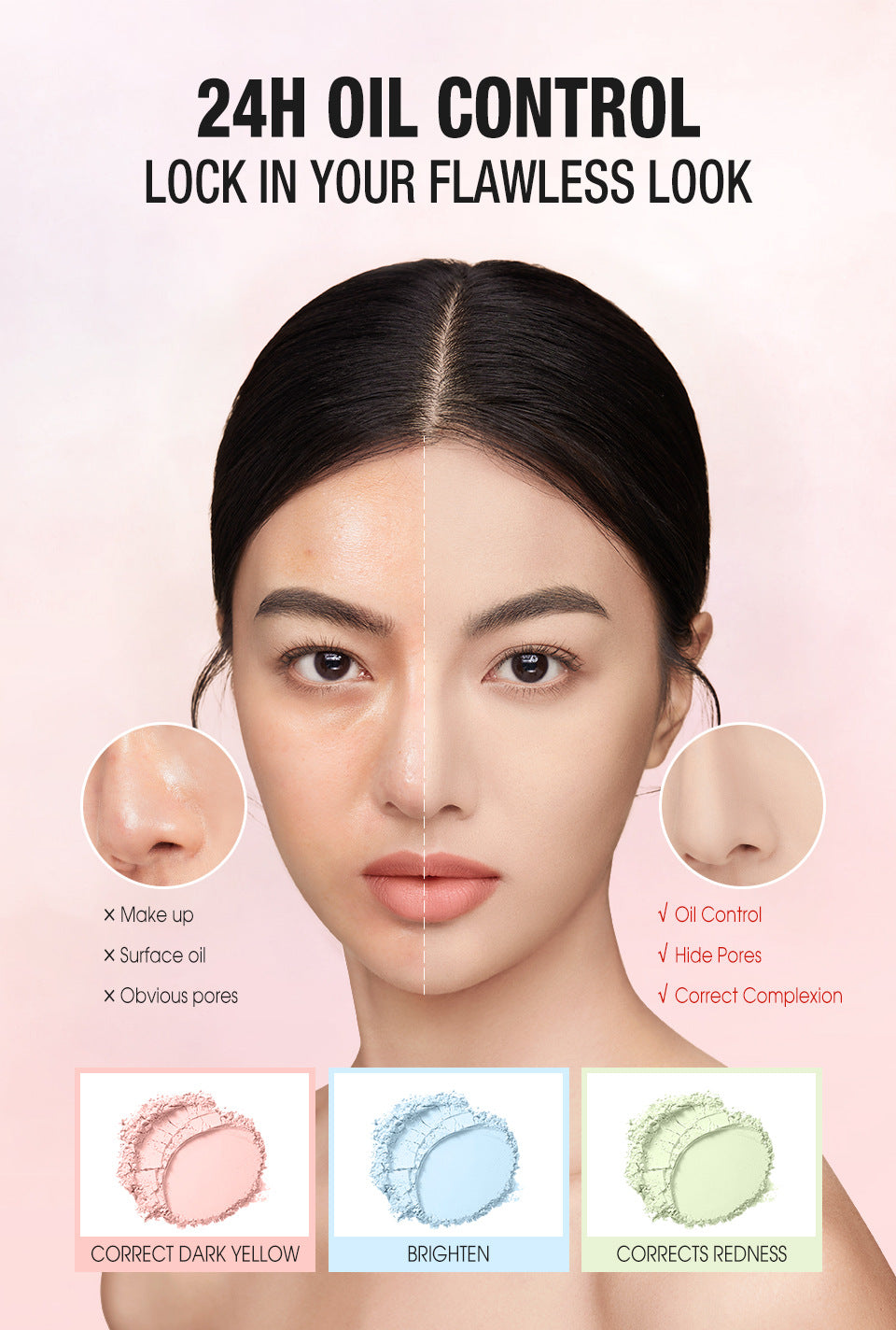 O.TWO.O 3-Color Loose Setting Powder
