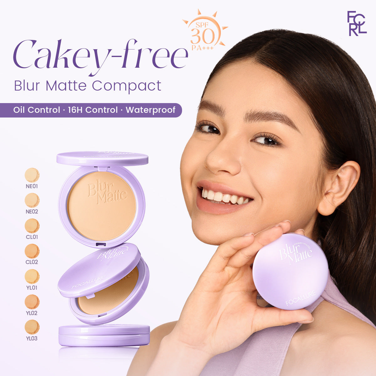 FOCALLURE Soft-Focus Matte Powder