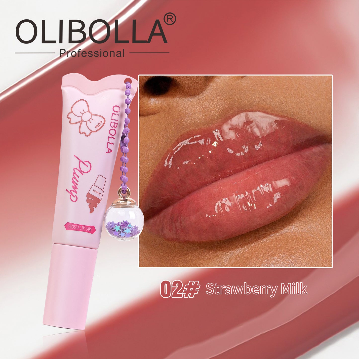 OLIBOLLA Moisturizing Glow Lip Balm | Lip & Cheek Dual-Use | Wholesale 12pcs MOQ | Worldwide Shipping