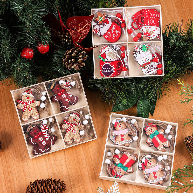 Christmas Cartoon Ornament Gift Set