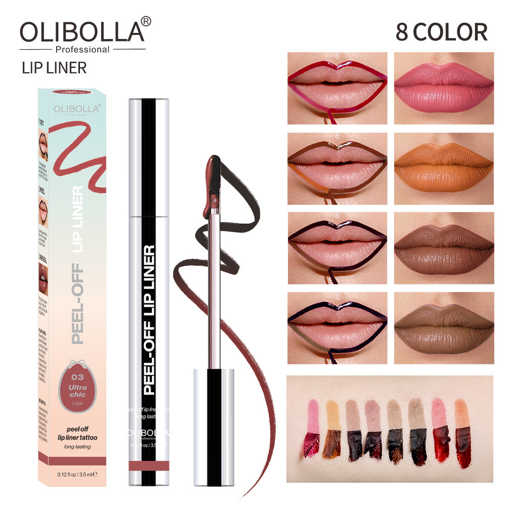 OLIBOLLA Waterproof Lip Liner | Long-Lasting, Smudge-Proof, Sweat-Resistant | Wholesale 12pcs Minimum | Worldwide Shipping