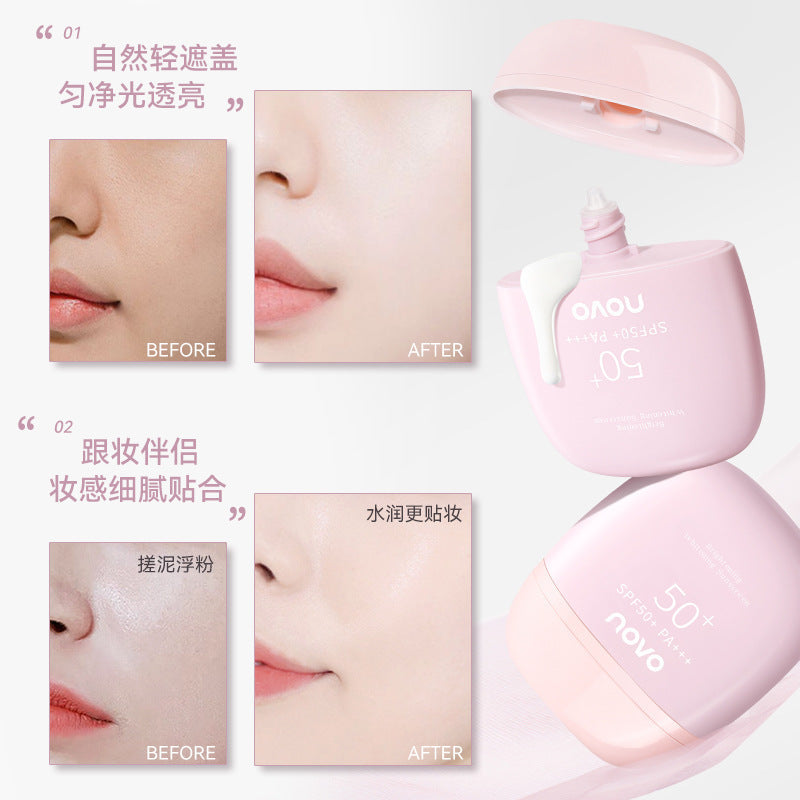 NOVO SPF 50+ Brightening Sunscreen Cream