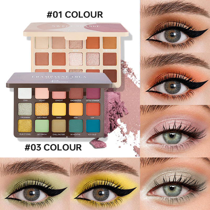 Pudaier 15-Color Eyeshadow Palette