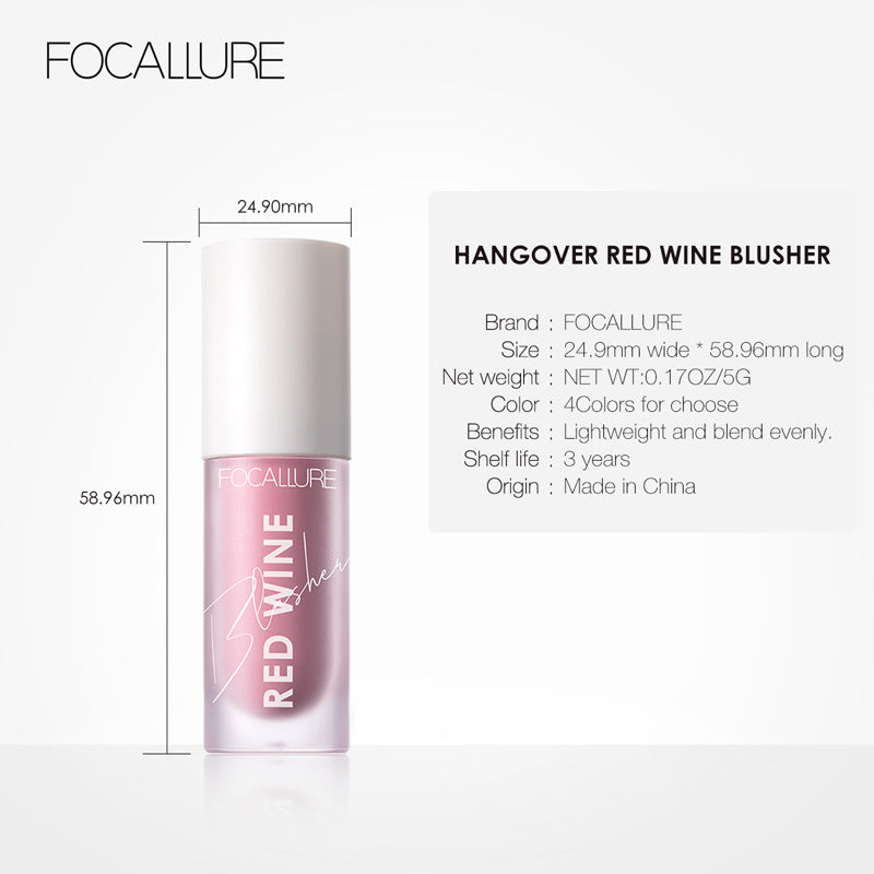 FOCALLURE Liquid Blush for Natural Nude Makeup