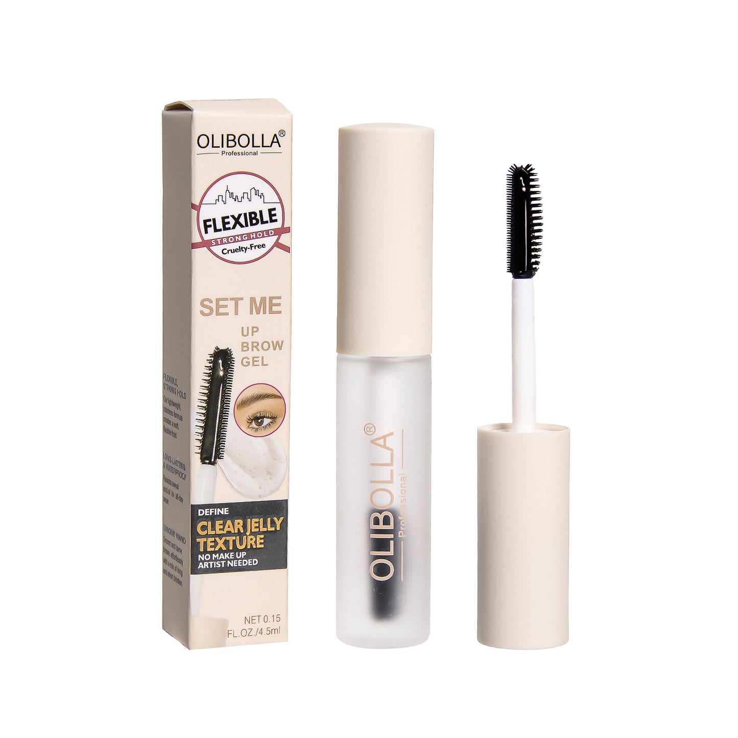 OLIBOLLA Clear Waterproof Brow Gel