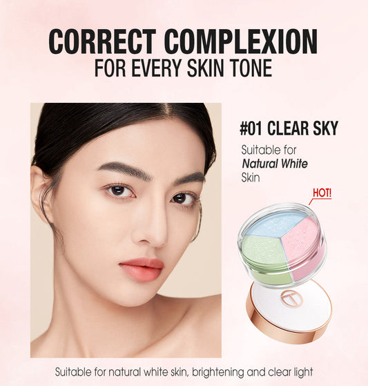 O.TWO.O 3-Color Loose Setting Powder