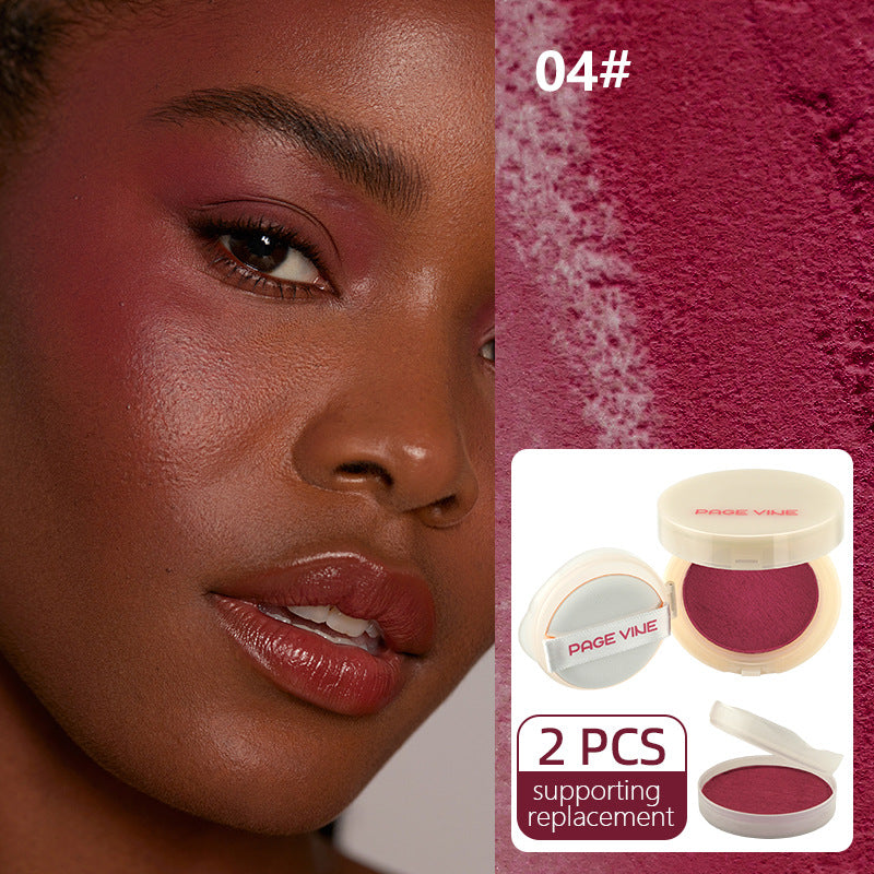 PAGE VINE Cream Blush Compact with Refill