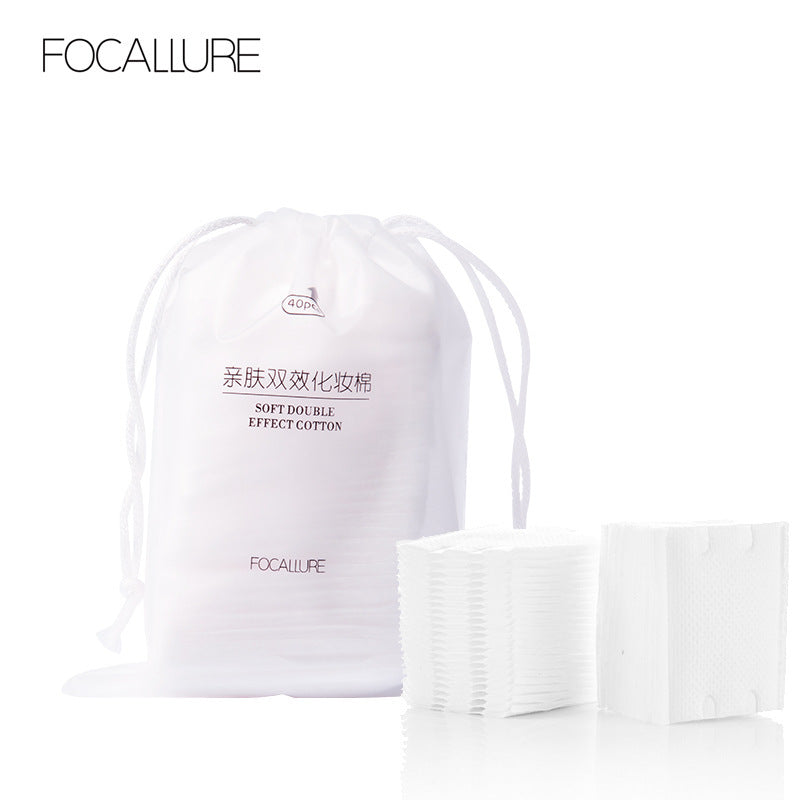 FOCALLURE Ultra-Soft Facial Cotton Pads (40pcs)