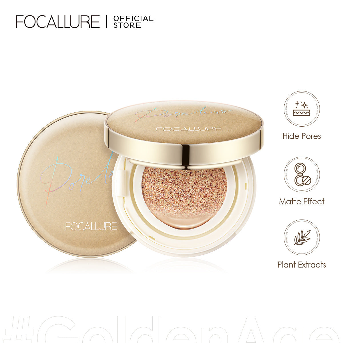 FOCALLURE Lightweight Matte BB Cushion