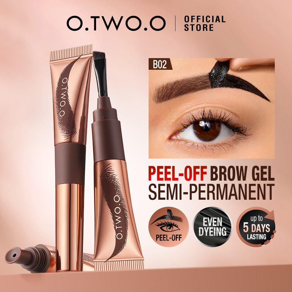 O.TWO.O Waterproof Peelable Eyebrow Tint Gel