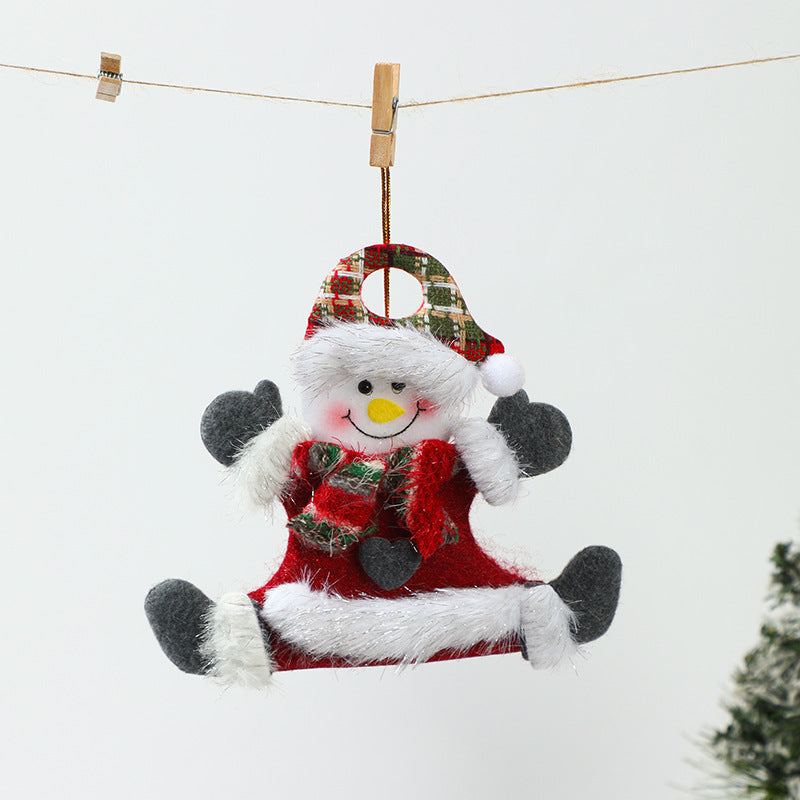 New Christmas Fabric Hanging Ornaments