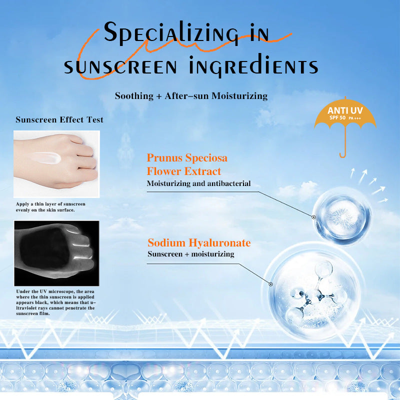 POUQUR 180ml Waterproof & Sweatproof Sunscreen