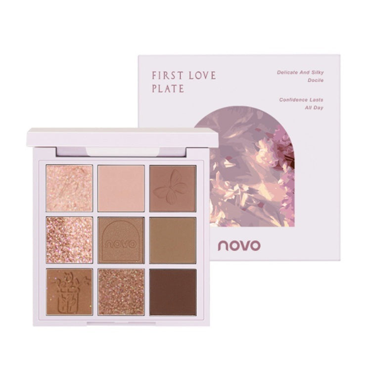 NOVO Afternoon Tea Makeup Palette - 9 Eyeshadows & Blush