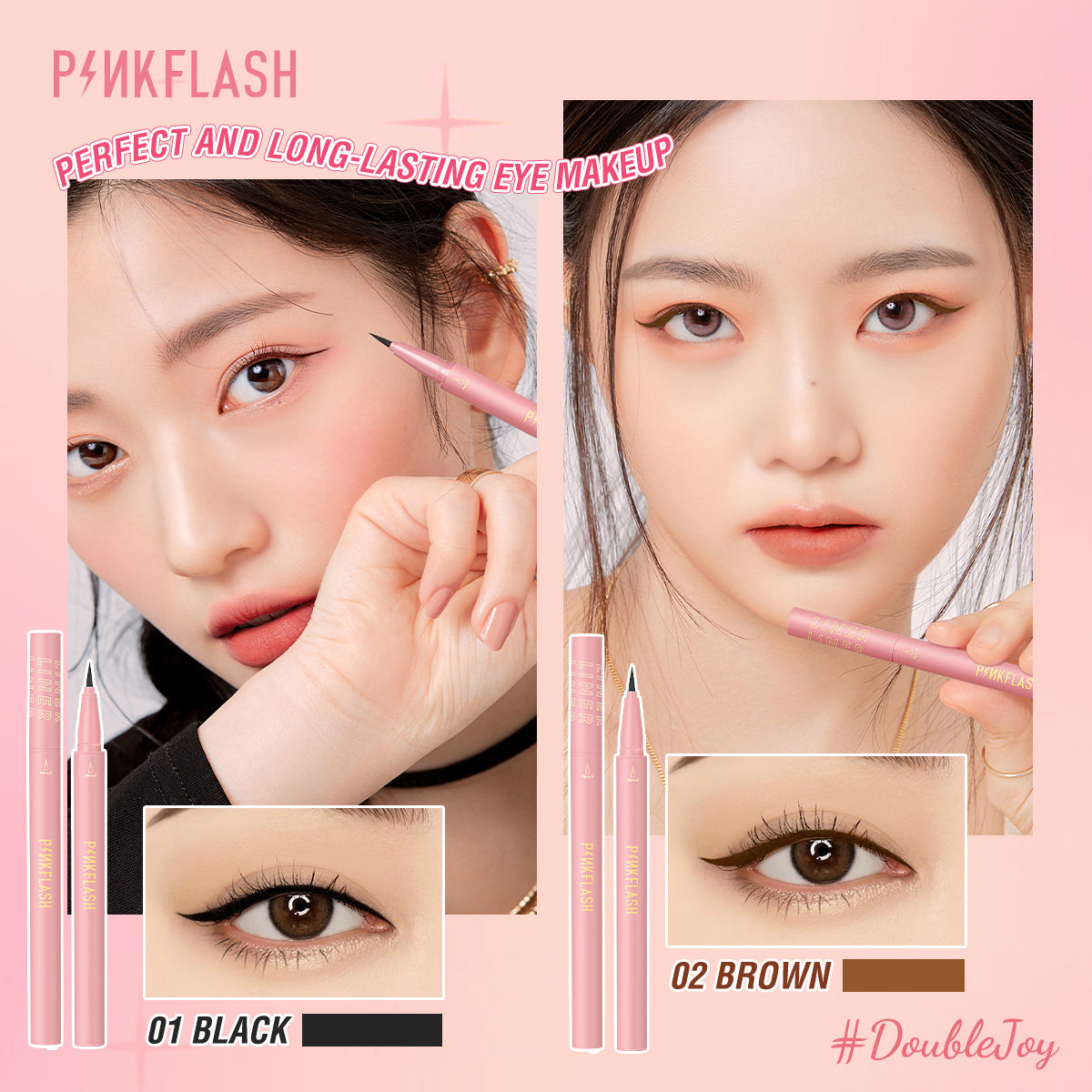 PINKFLASH Quick-Dry Waterproof Liquid Eyeliner Pen
