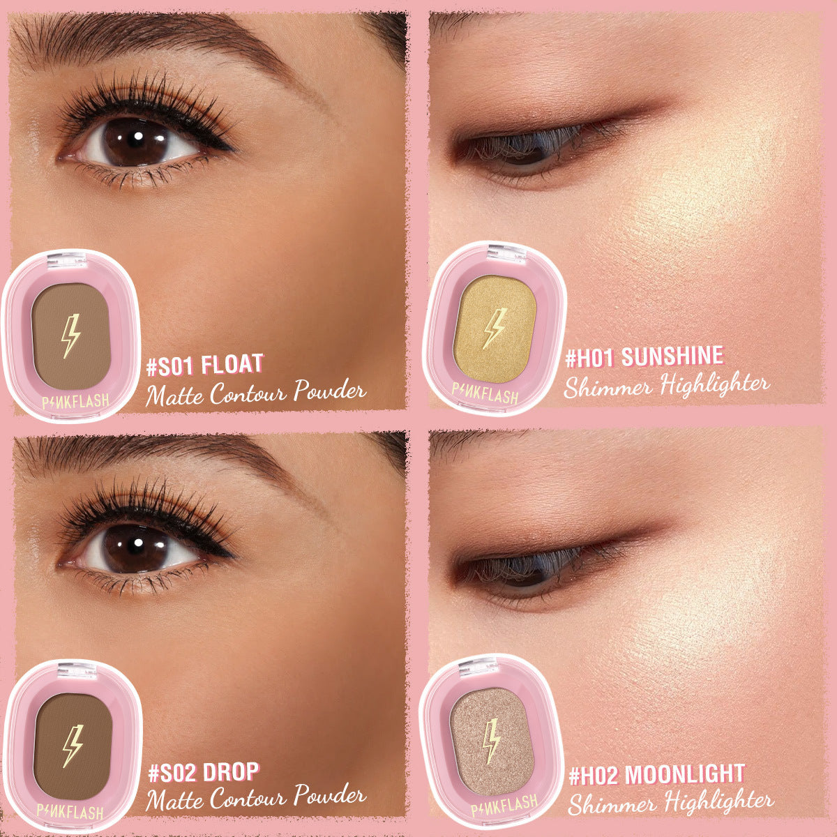 PINKFLASH Contour & Highlight Palette