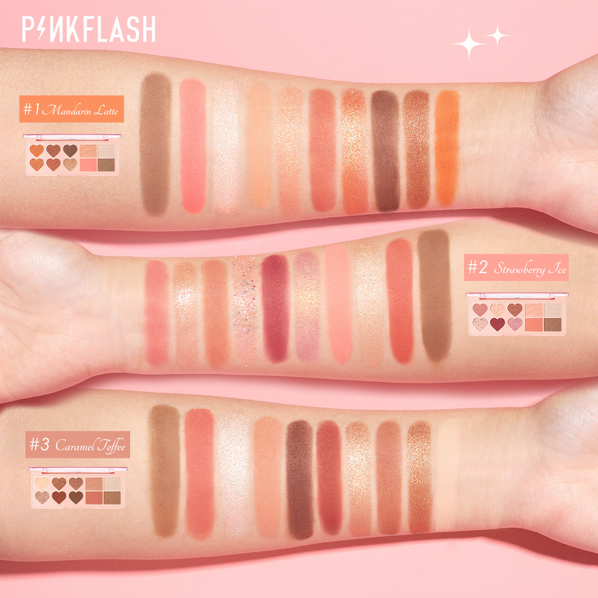PINKFLASH All-in-One Blush, Highlighter & Eyeshadow Palette