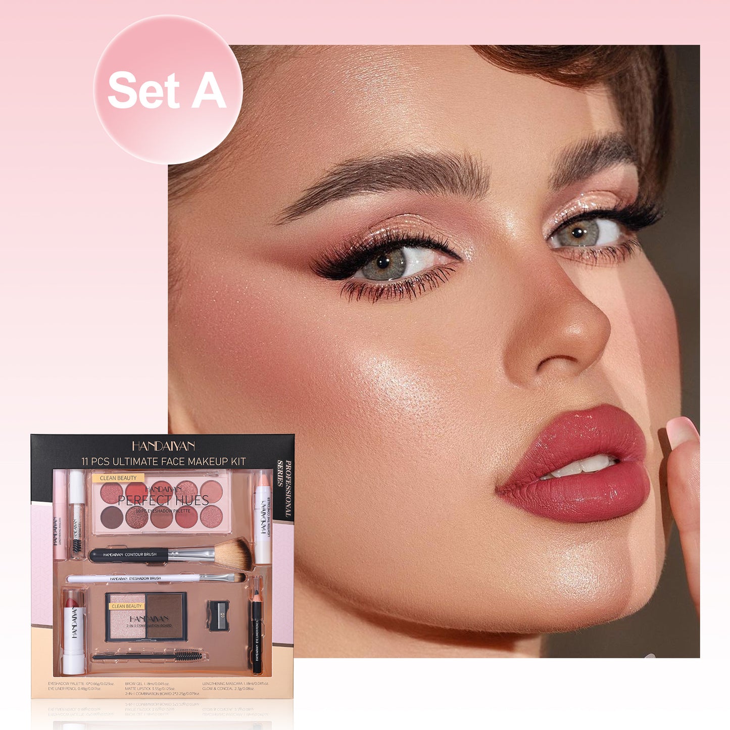 HANDAIYAN 11-Piece Makeup Kit
