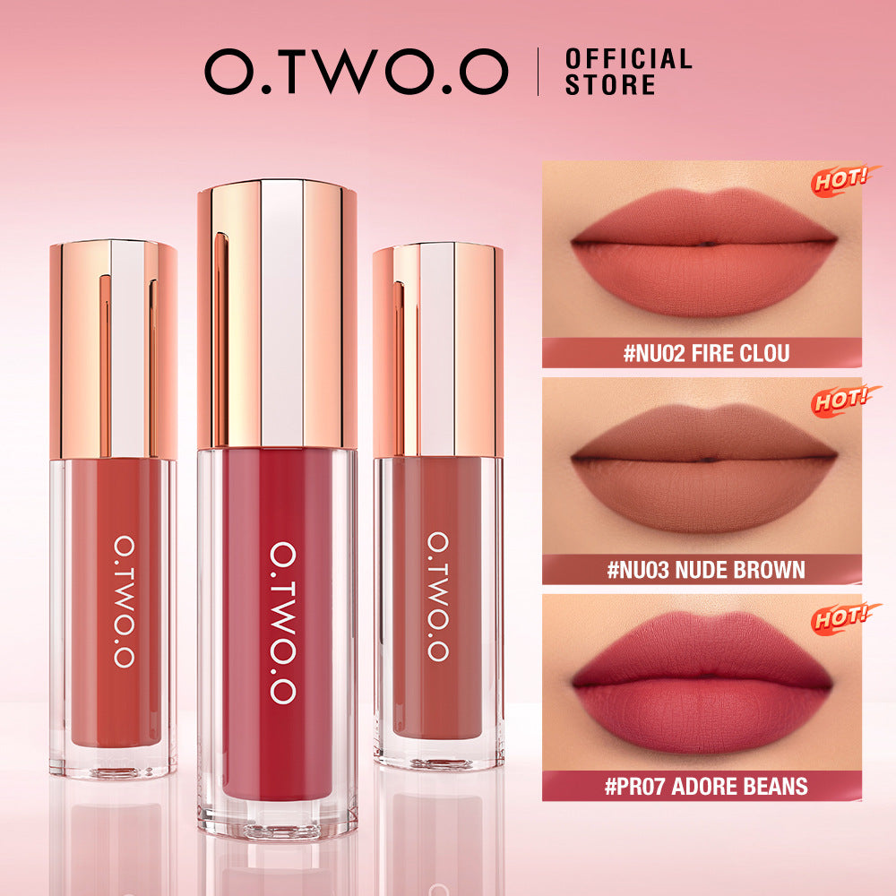 O.TWO.O Silky Soft Matte Lip Glaze