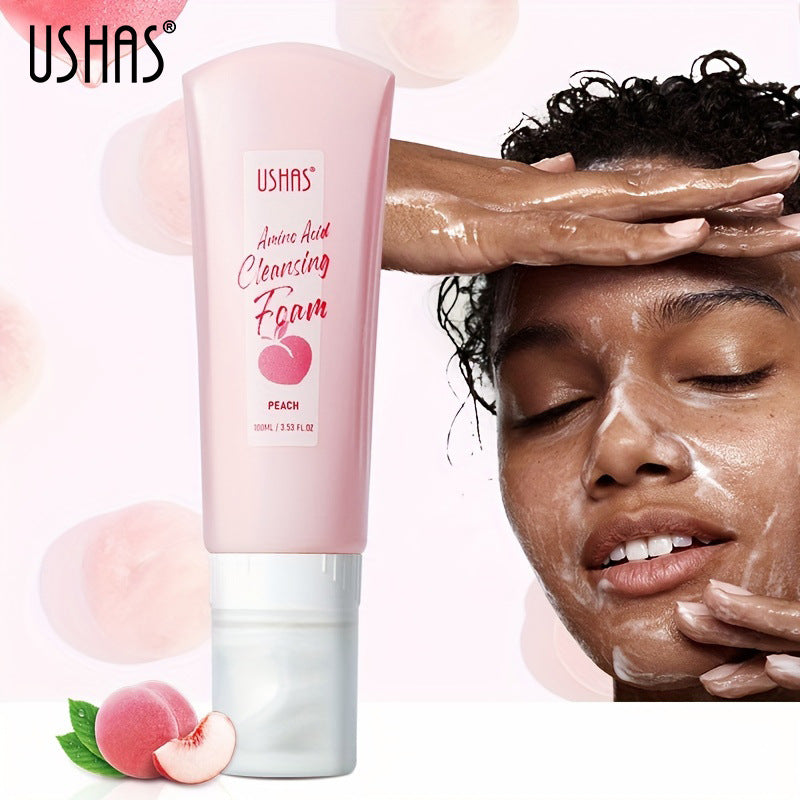 USHAS Peach Hydrating Facial Cleanser