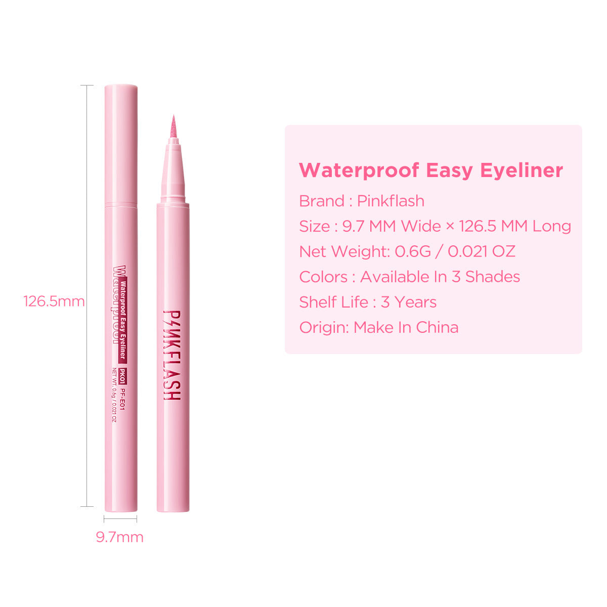 PINKFLASH Color Party Waterproof Eyeliner Set