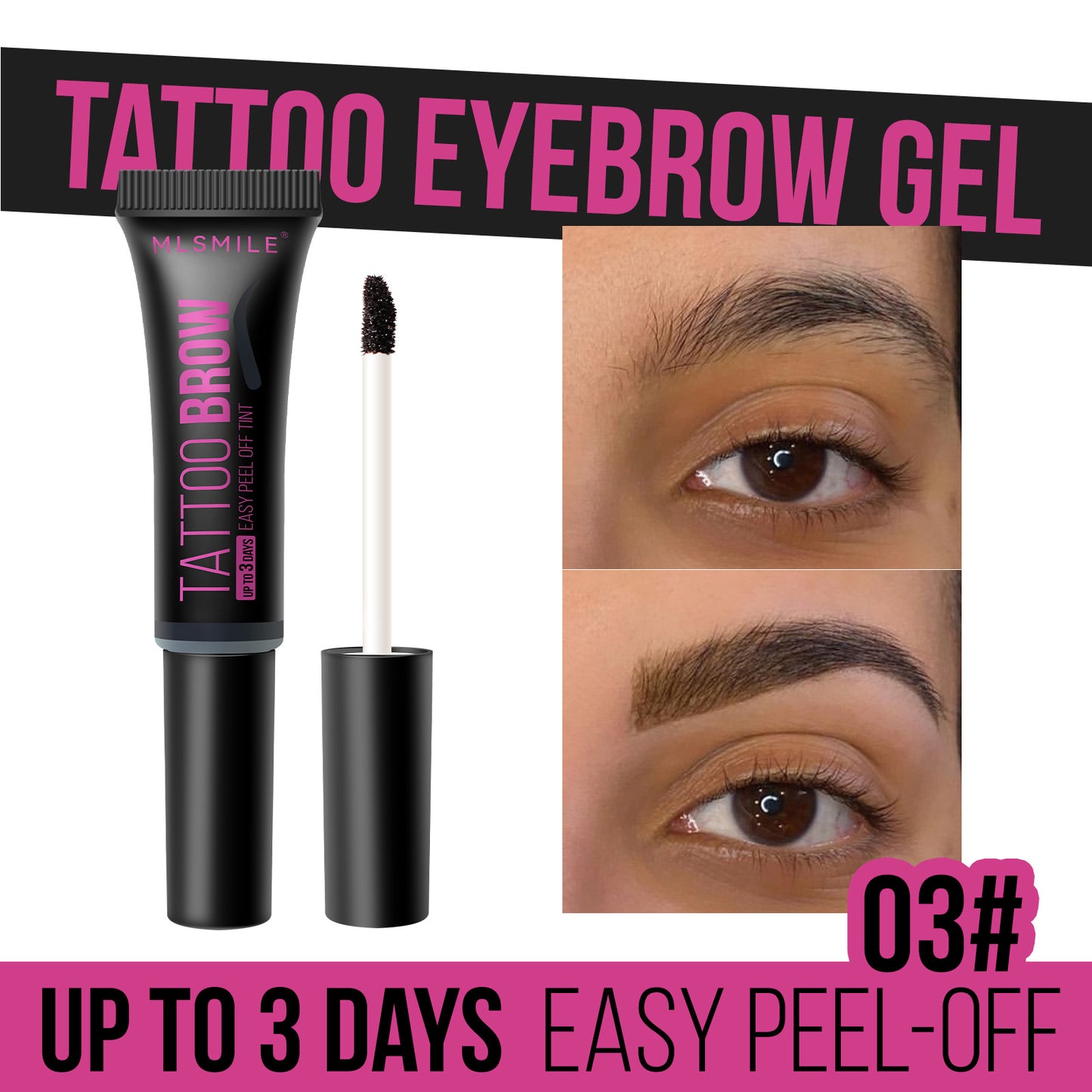 MLSMILE Peel-Off Brow Tint Gel