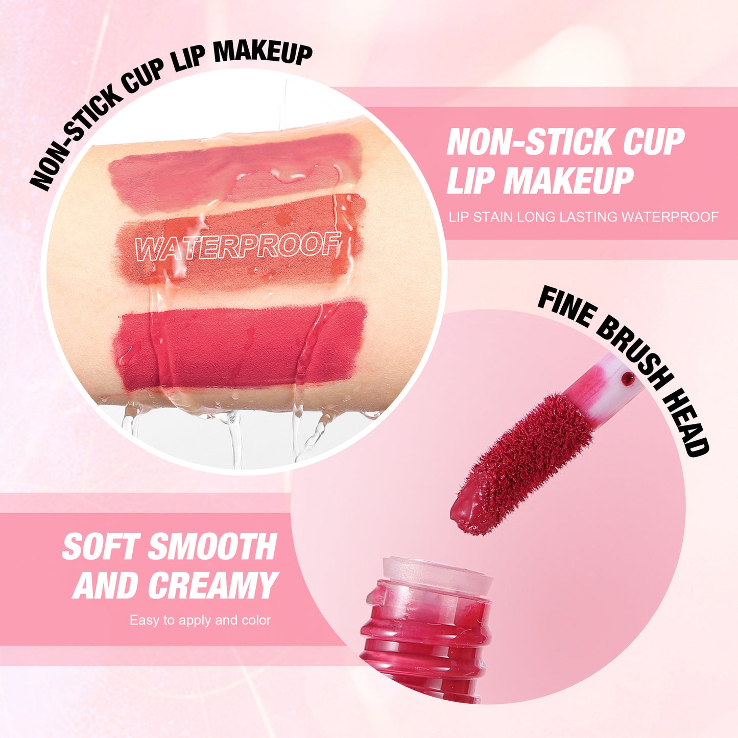 HANDAIYAN 4-Piece Liquid Lipstick Set