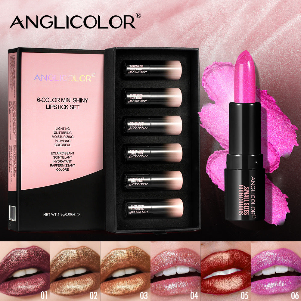 Anglicolor 6-Piece Shimmer Lipstick Set