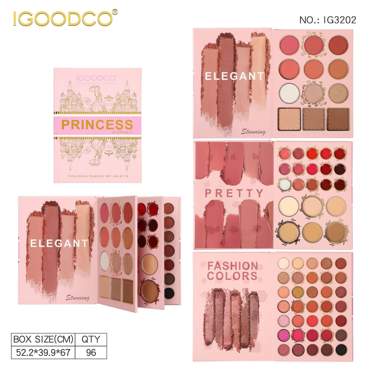 IGOODCO 68-Color Matte Eyeshadow Palette