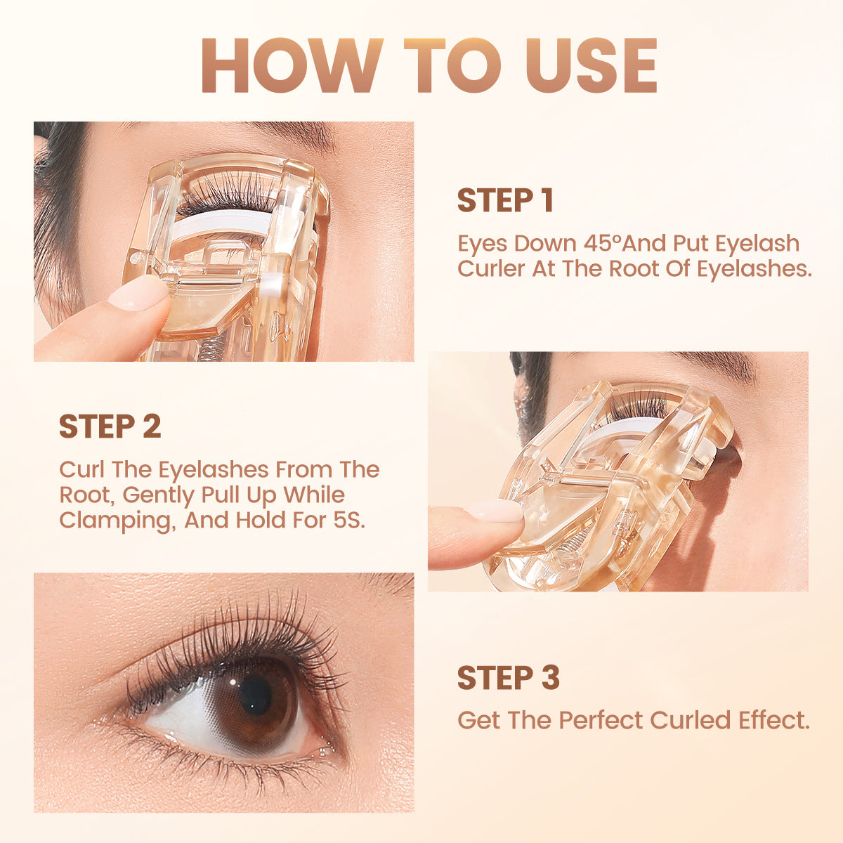 FOCALLURE Mini Portable Eyelash Curler