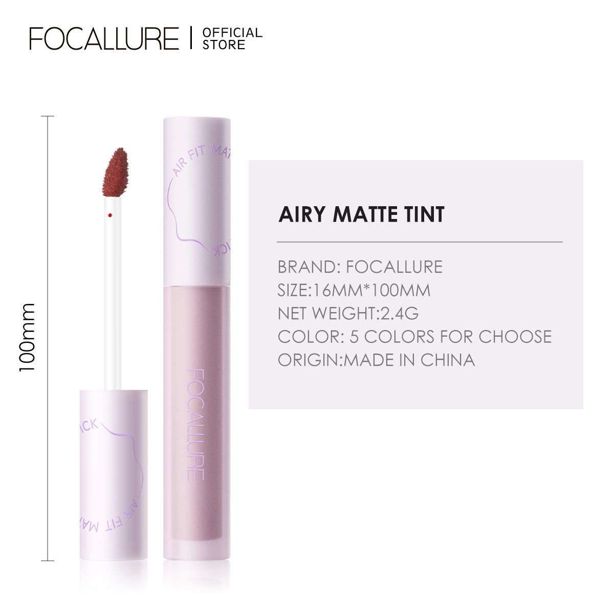 FOCALLURE Velvet Matte Liquid Lipstick