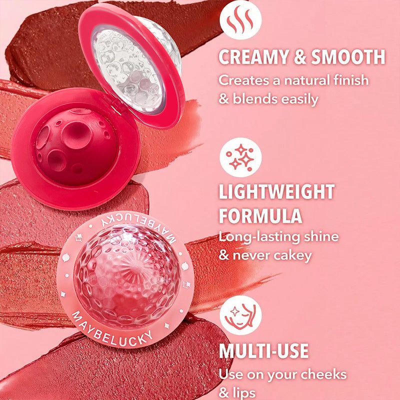 MAYBELUCKY Velvet Glow Blush & Lip Mud