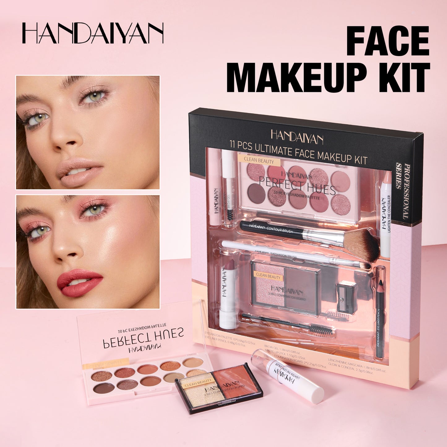 HANDAIYAN 11-Piece Makeup Kit