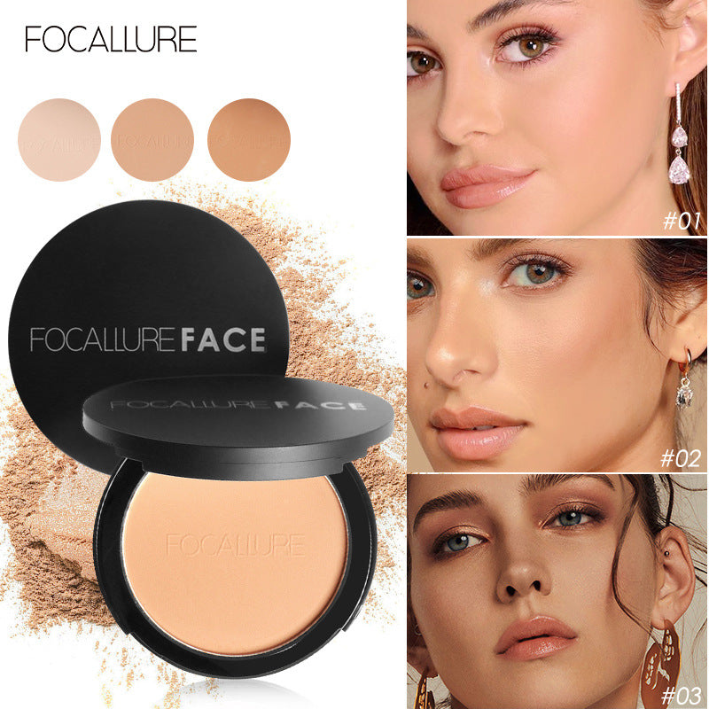 FOCALLURE Long-Lasting Setting Powder Compact