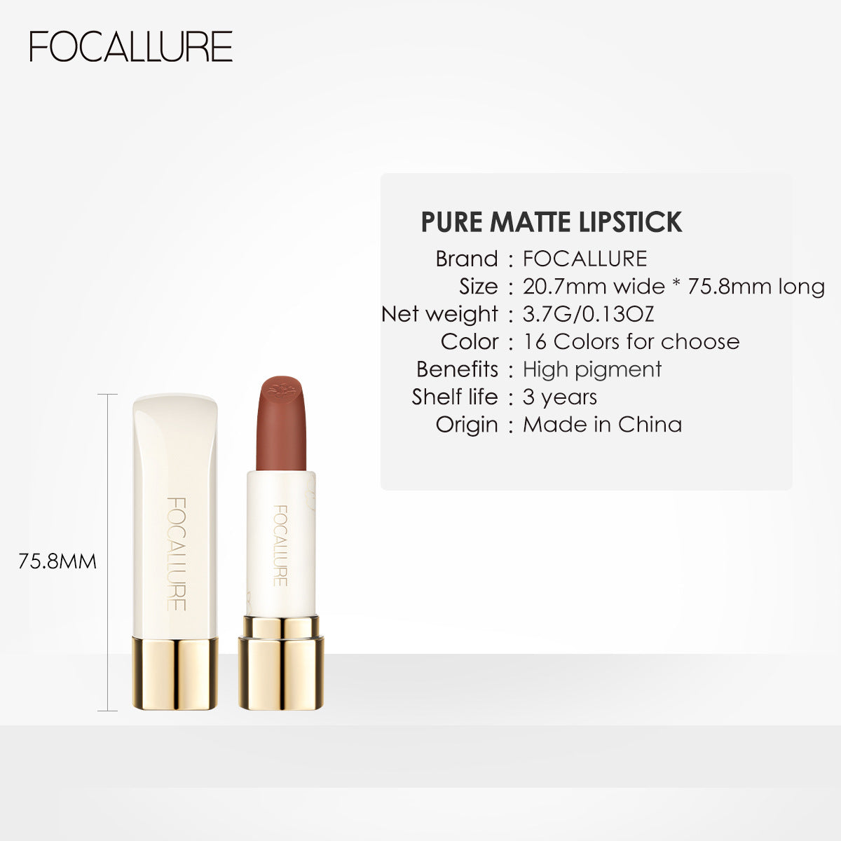 FOCALLURE Velvet Matte Lipstick