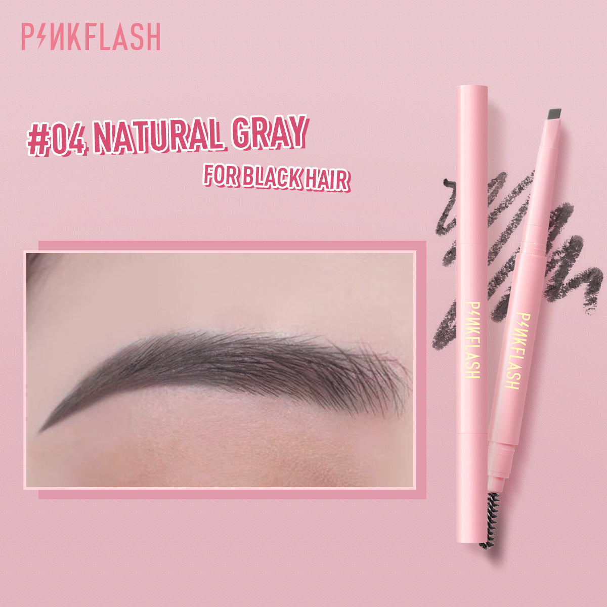PINKFLASH Auto-Rotating Eyebrow Pencil
