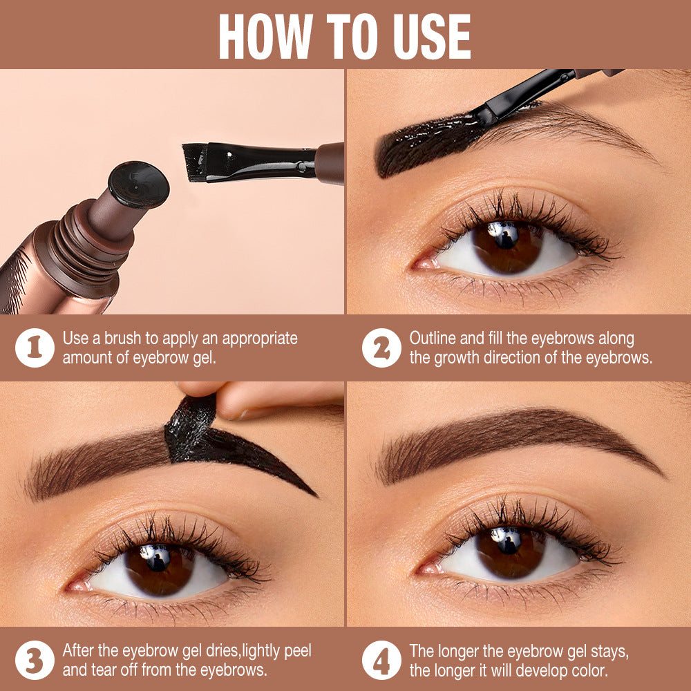 O.TWO.O Waterproof Peelable Eyebrow Tint Gel
