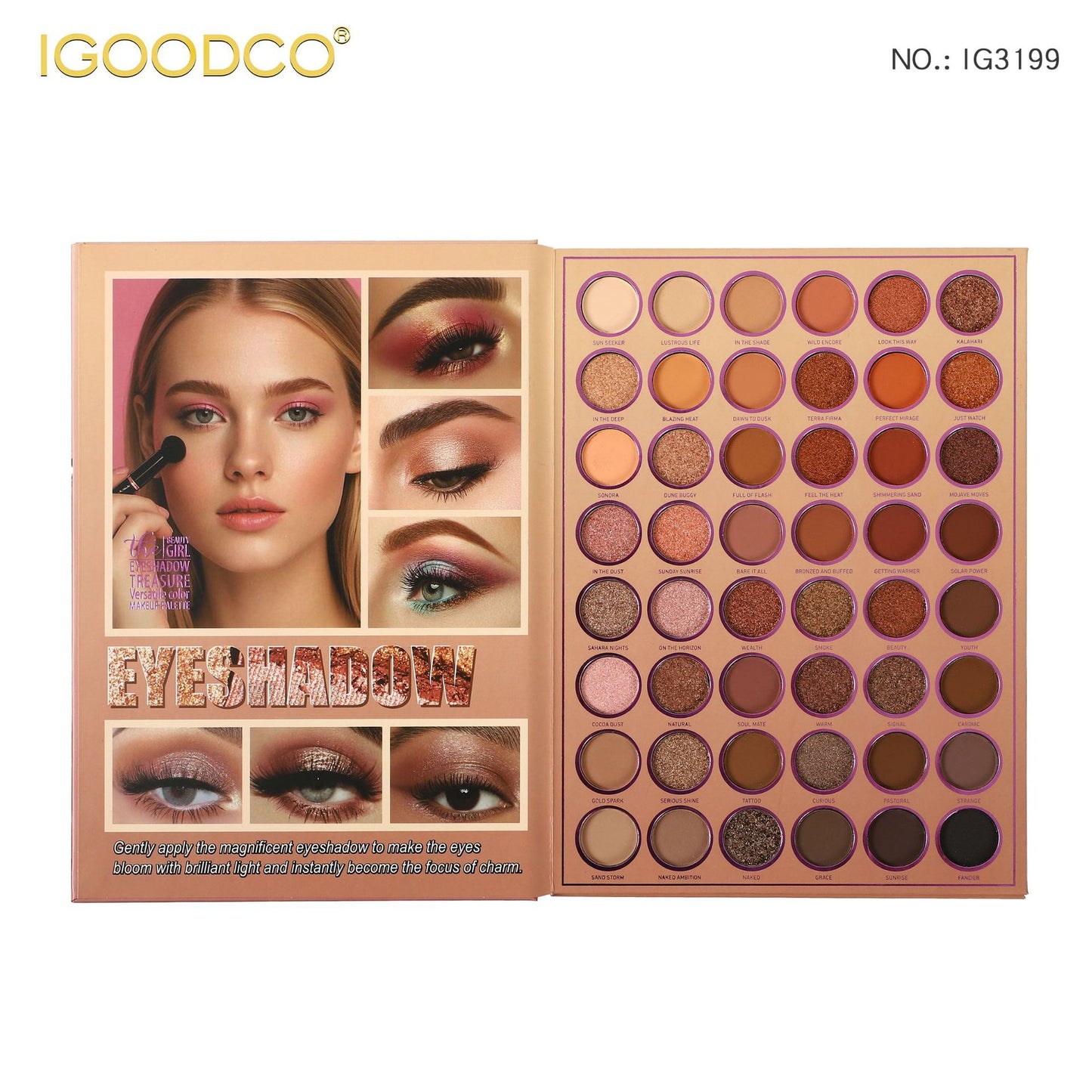 IGOODCO 144-Color Eyeshadow Palette