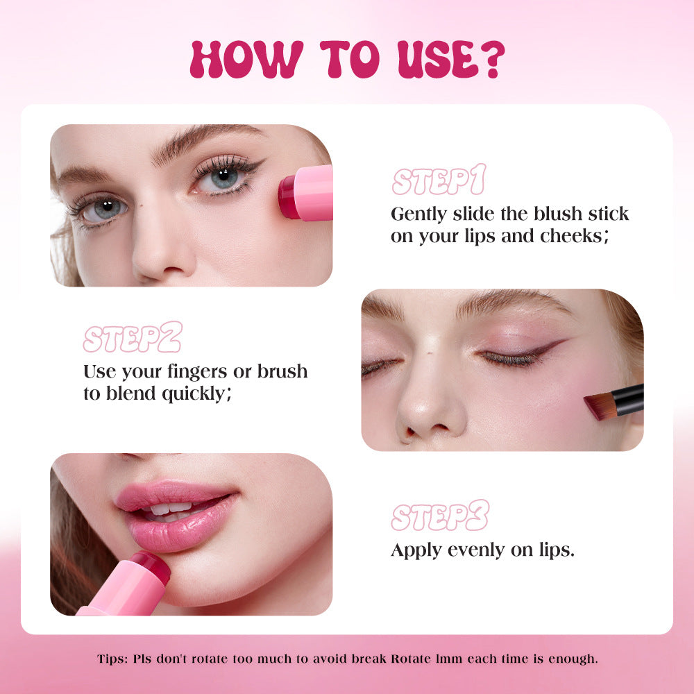 BANXEER Jelly Bouncy Animal Blush Stick