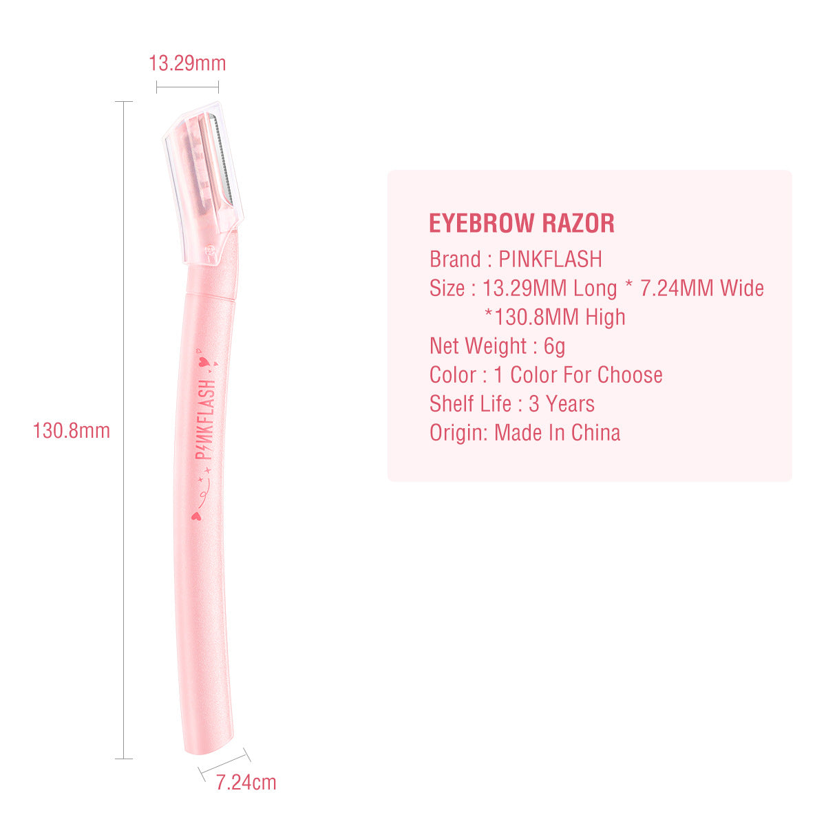 PINKFLASH Multi-Use Eyebrow Razor