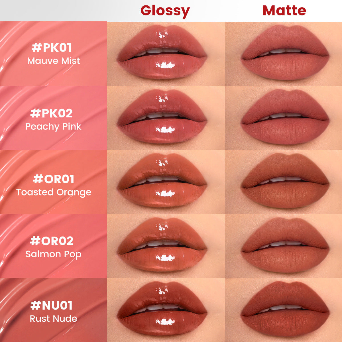 FOCALLURE Dual-Ended Matte Lip Stain + Gloss