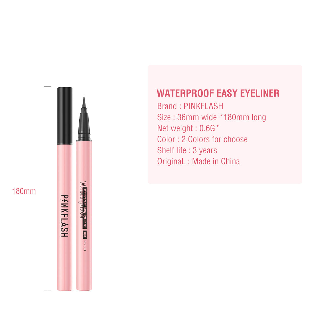 PINKFLASH Smooth & Smudge-Proof Eyeliner Pen