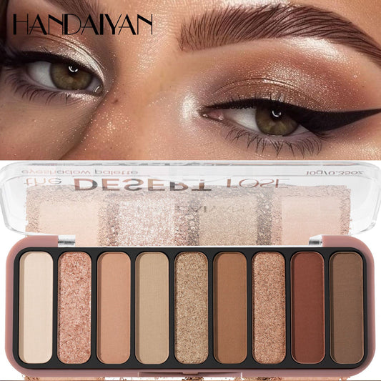 HANDAIYAN 9-Color All-Matte Eyeshadow Palette