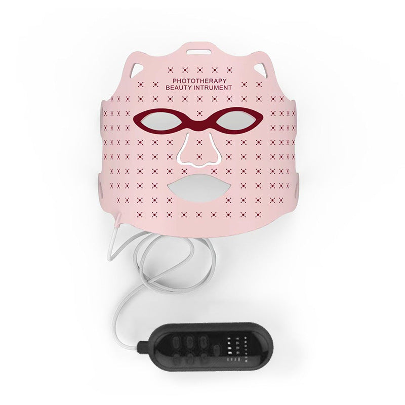 New Generation LED Light Therapy Mask - 7-Color Photon Skin Rejuvenation with Essence Import Function