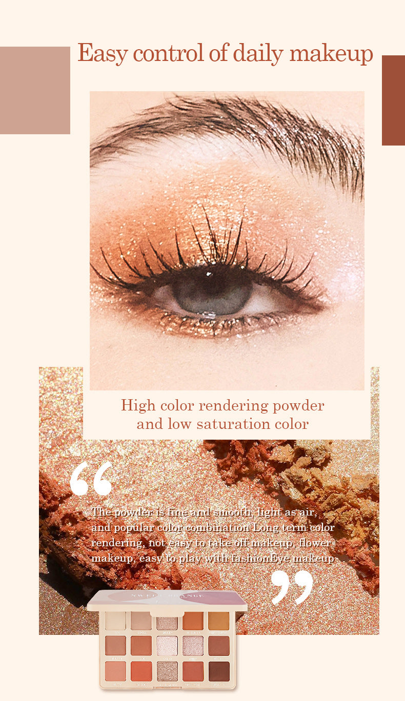 Pudaier 15-Color Eyeshadow Palette