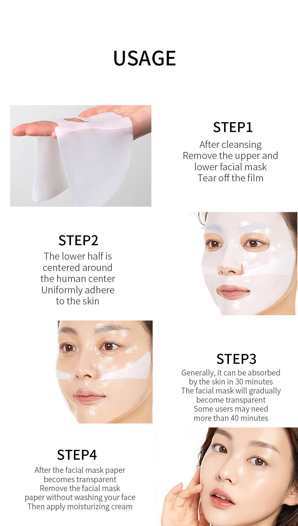 Nouelv Triple Collagen Deep Bio Face Mask