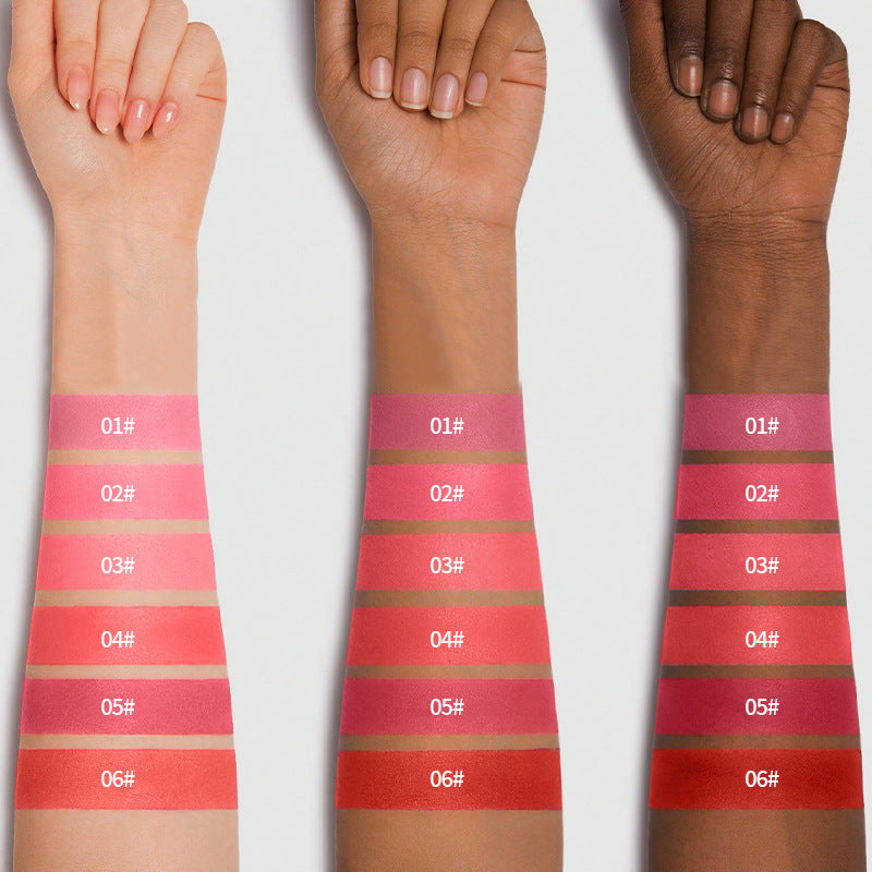 MAYBELUCKY Gradient Heart Lip Mud – 3-in-1 Blush & Eyeshadow (Matte)