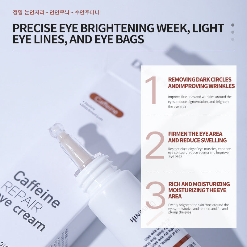 DEleventh Caffeine Eye Cream - Peptide Repair & Firming Eye Care (Korean Skincare)