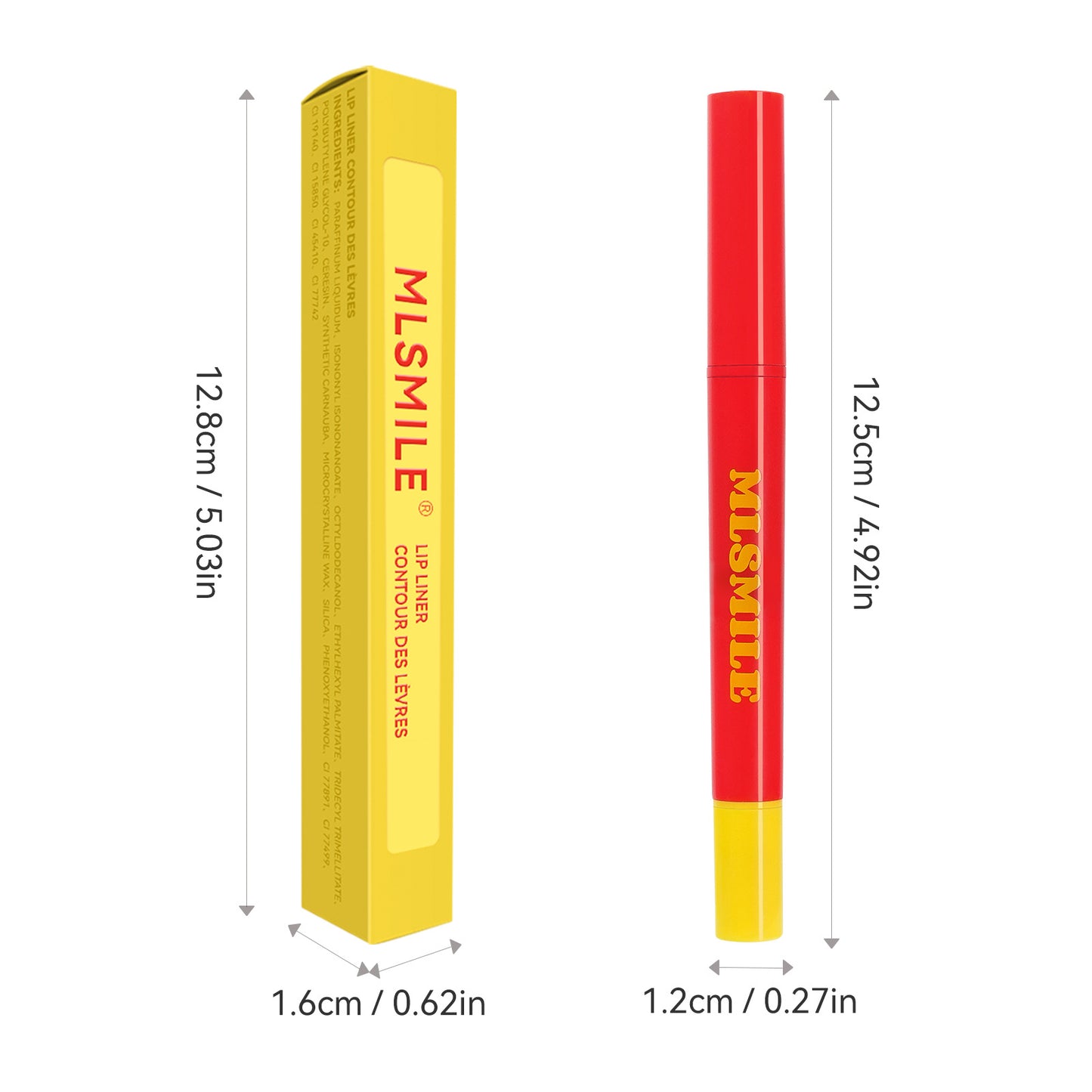MLSMILE Matte Double-Ended Lip Liner Pen